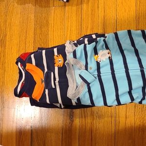 Bundle of footie pajamas